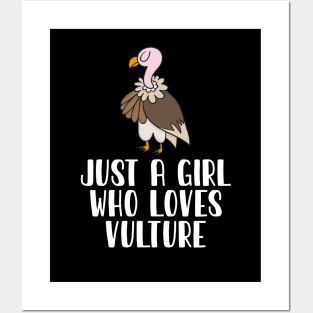 Just A Girl Who Loves Vulture Posters and Art